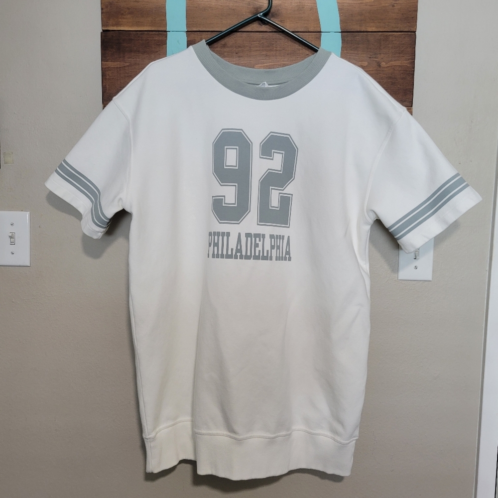 Anthropologie Daily Practice Sporty Mini T-shirt Athlesure Dress Philadelphia M